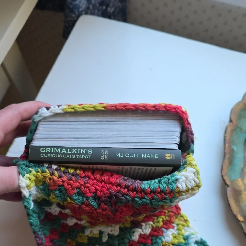 Handmade Multicolor Crochet Clutch Bag - Women Bags - Picture 3 of 6